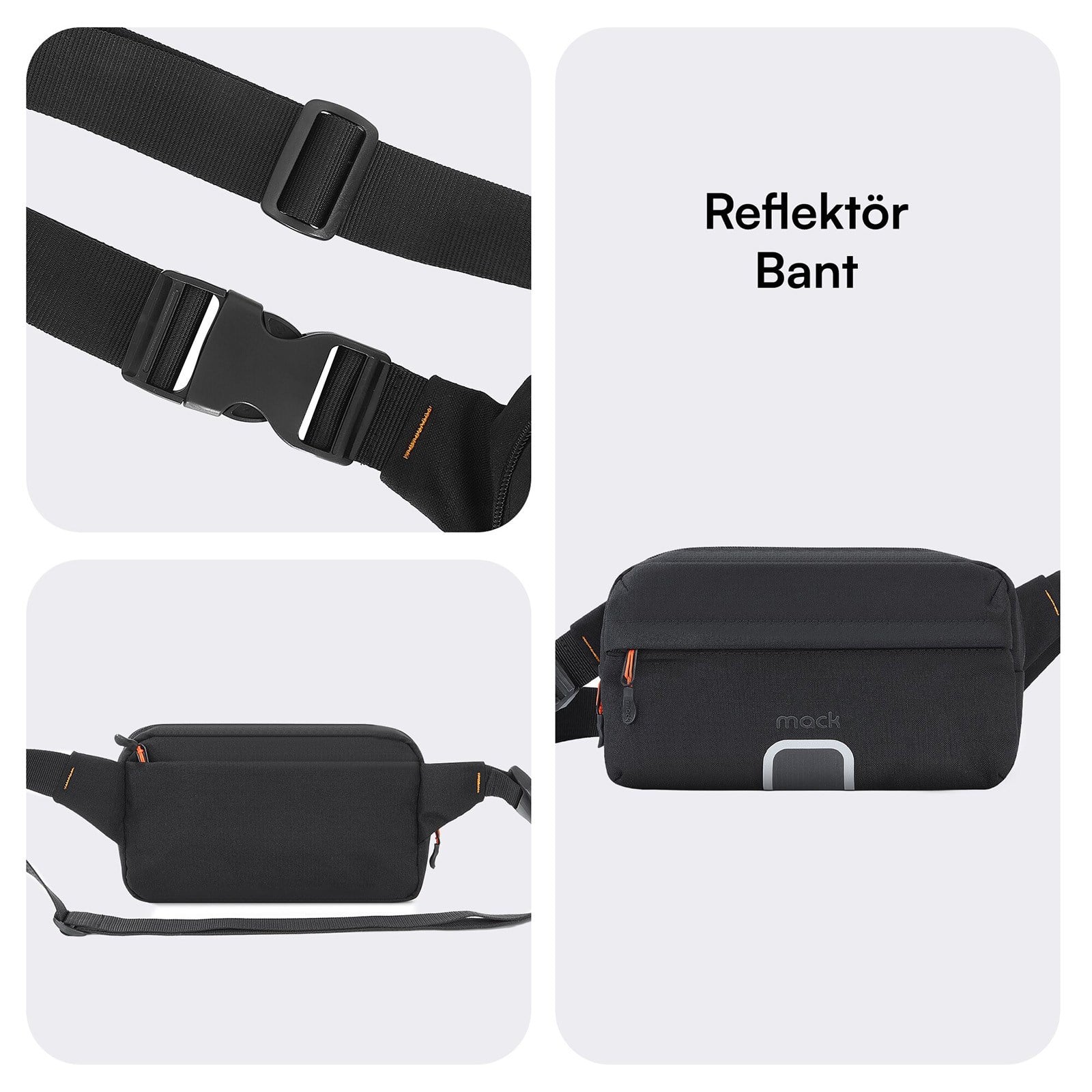 MACK MCE-1226 EXPLOR Crossbody Seyahat Çantası Siyah
