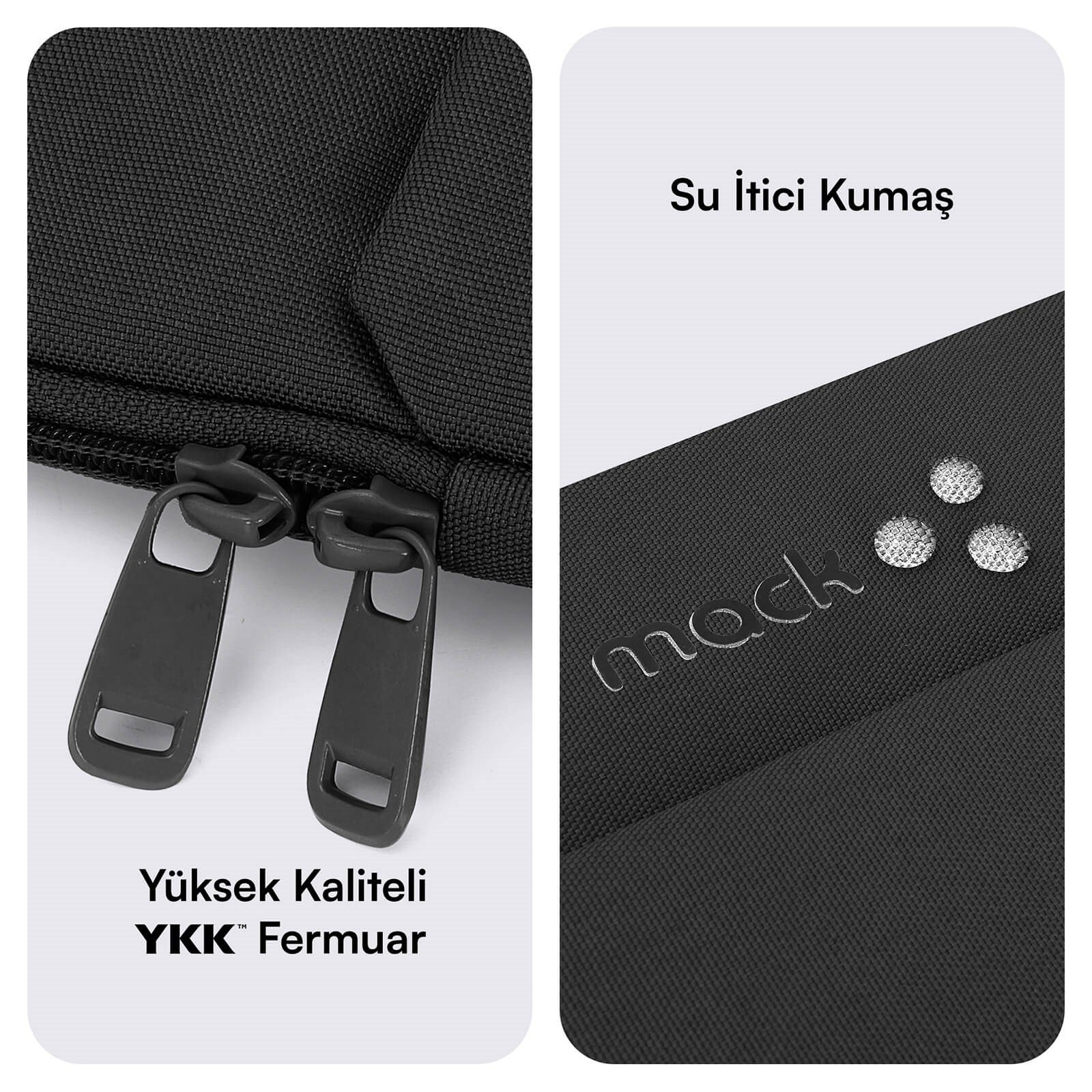 MACK MCE-1501 14.1 NOVA Eco Notebook Sleeve Siyah