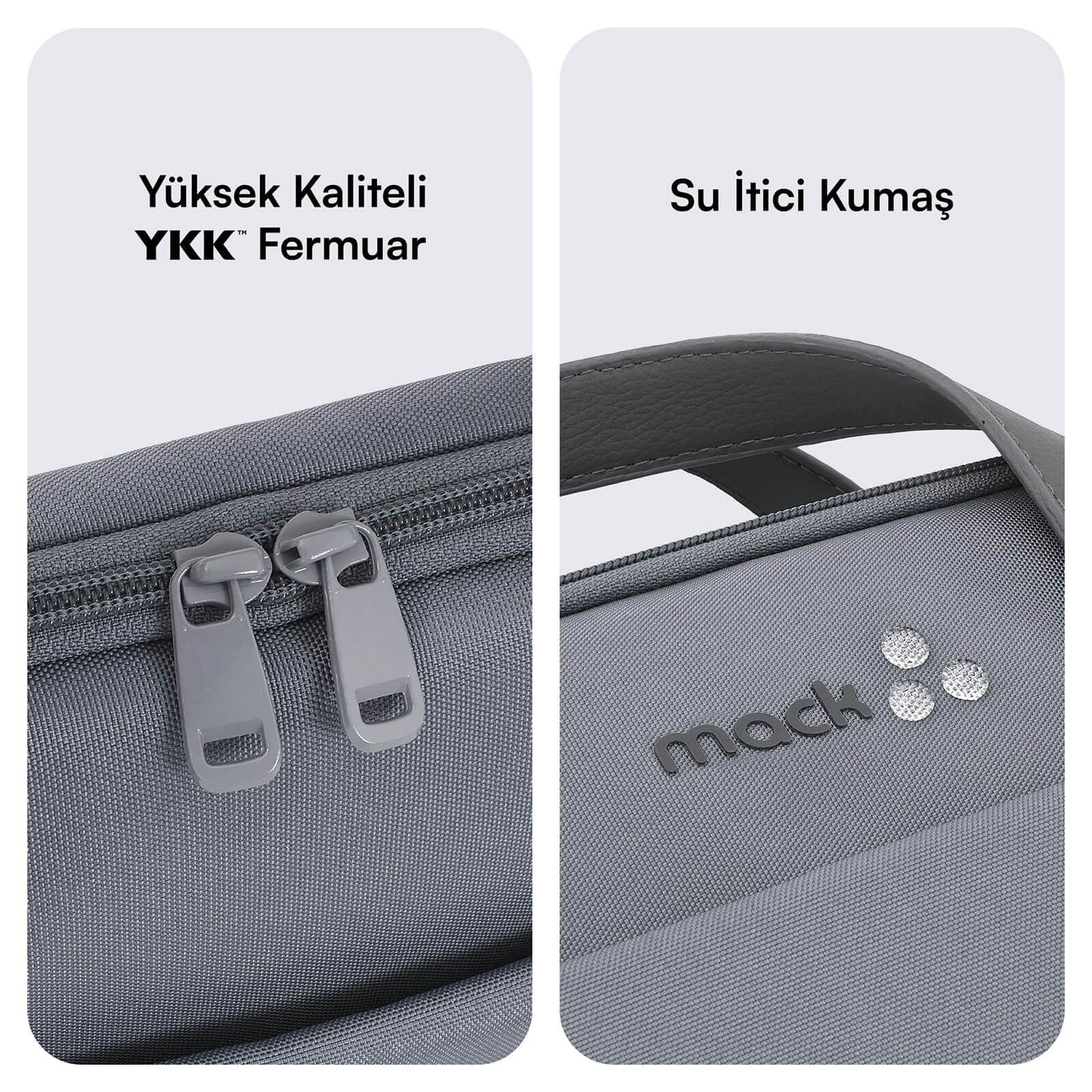 MACK MCE-1512 15.6 NOVA Eco Notebook Çantası Gri