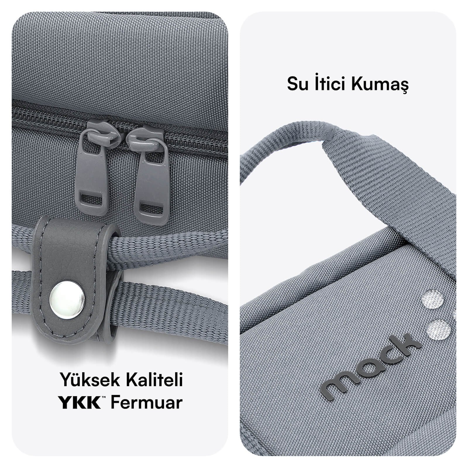 MACK MCE-1522 15.6 NOVA Eco Notebook Sırt Çantası Gri