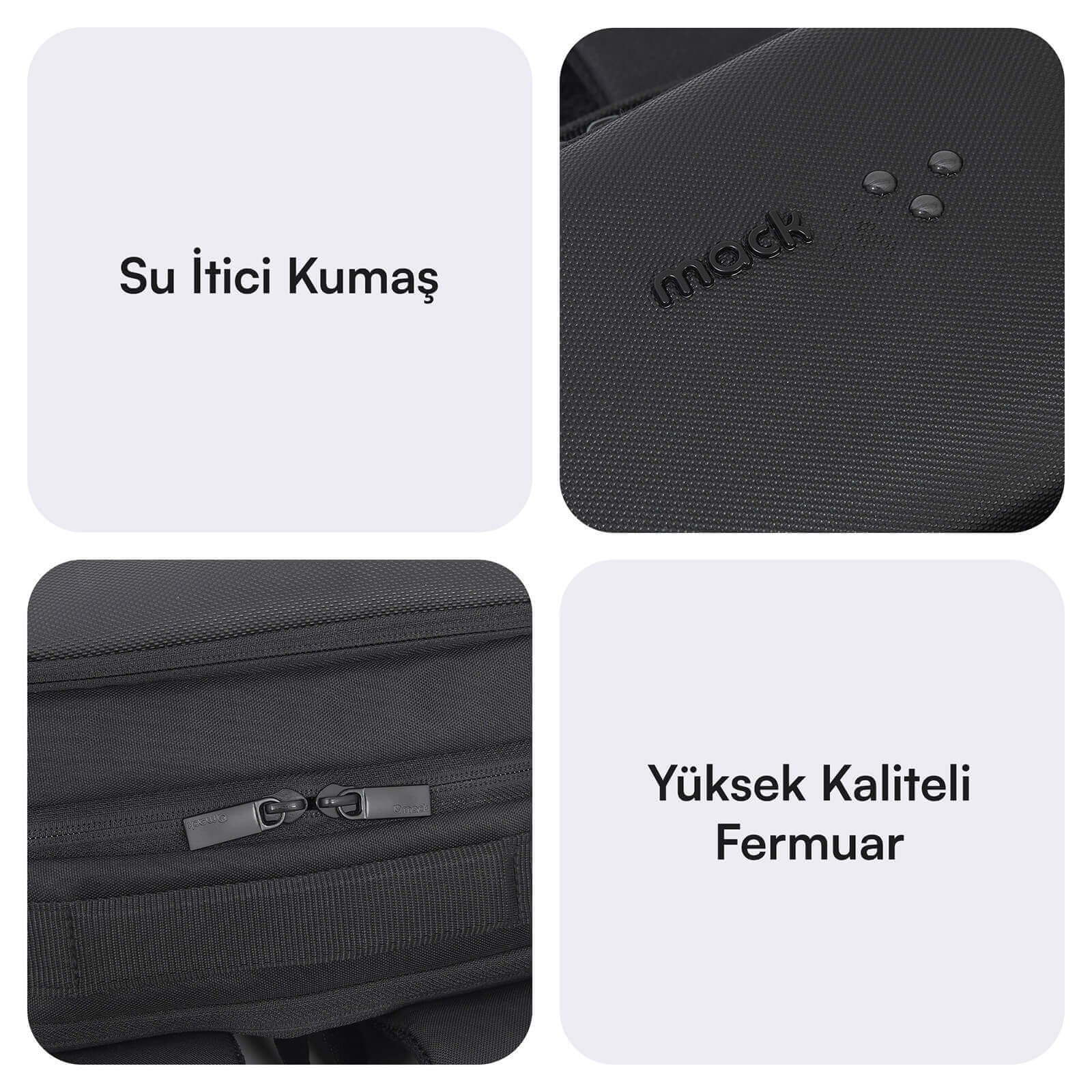 MACK MCE-1722 16 CODE Eco Notebook Sırt Çantası Siyah