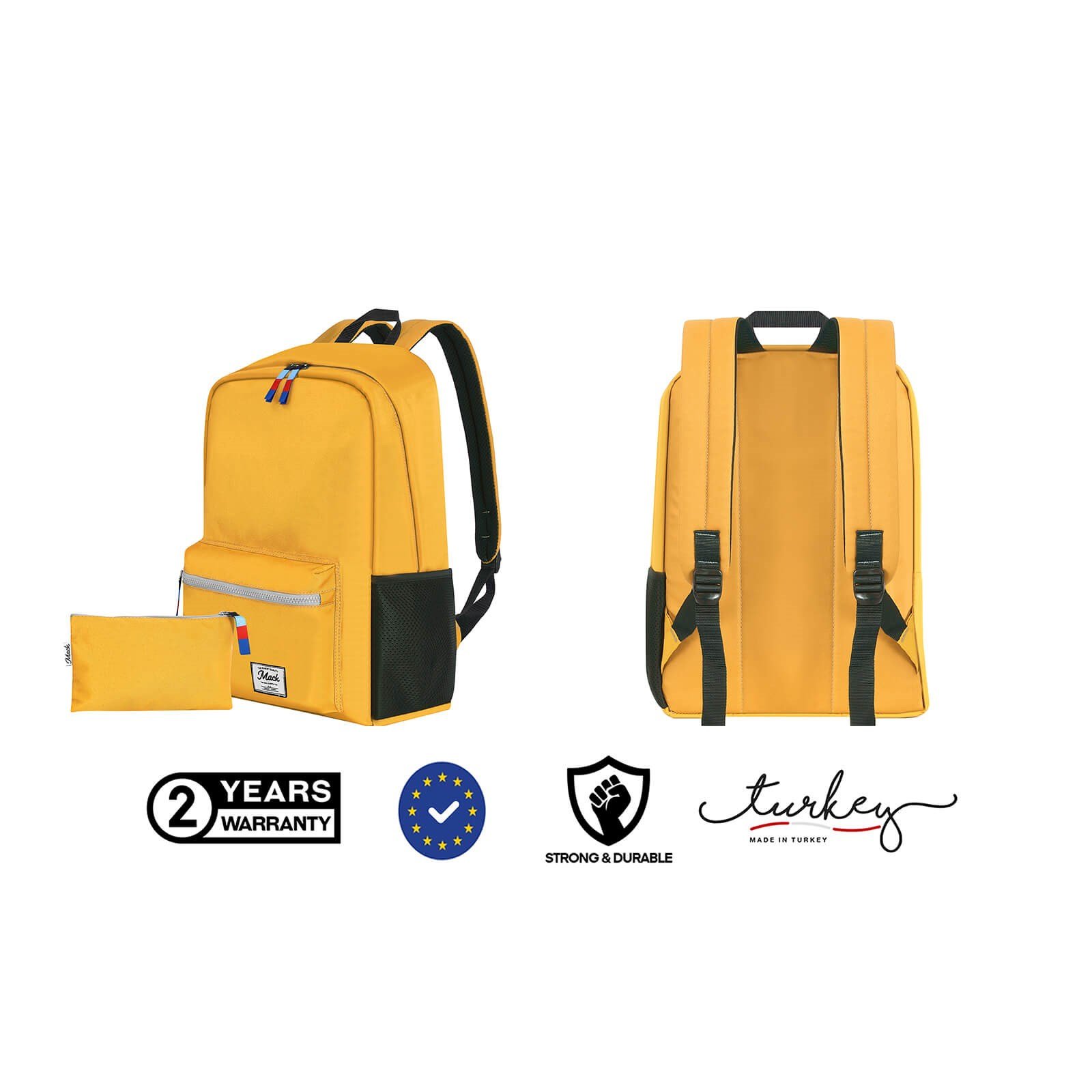 MACK MCK-006 POP Sırt Çantası Sarı