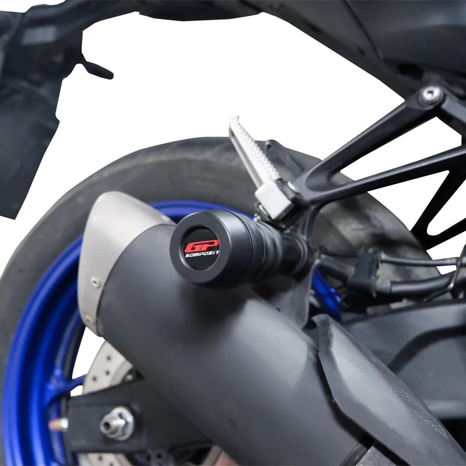 GP KOMPOZİT YAMAHA MT-25  2015-2025 UYUMLU EGZOZ KORUMA TAKOZU SİYAH