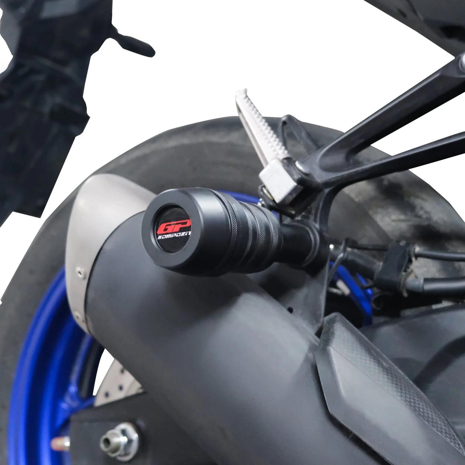 GP KOMPOZİT YAMAHA MT-25  2015-2025 UYUMLU EGZOZ KORUMA TAKOZU SİYAH