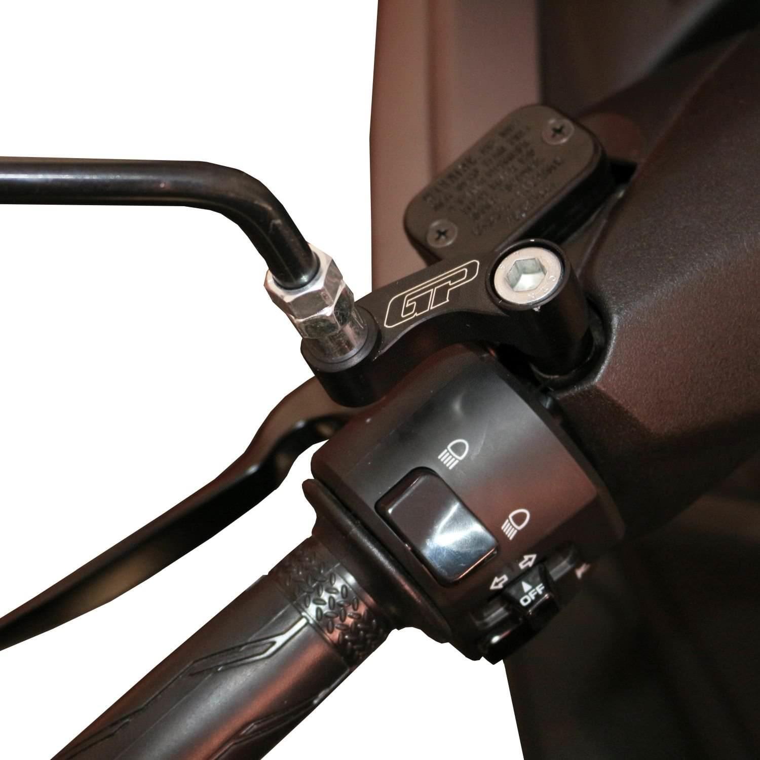 GP KOMPOZİT YAMAHA NMAX 125/155 2015-2025 UYUMLU AYNA GENİŞLETME SİYAH