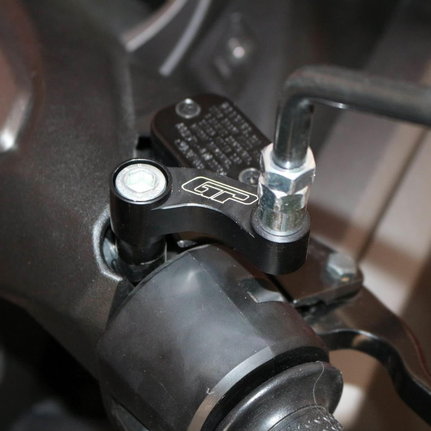 GP KOMPOZİT YAMAHA NMAX 125/155 2015-2025 UYUMLU AYNA GENİŞLETME SİYAH