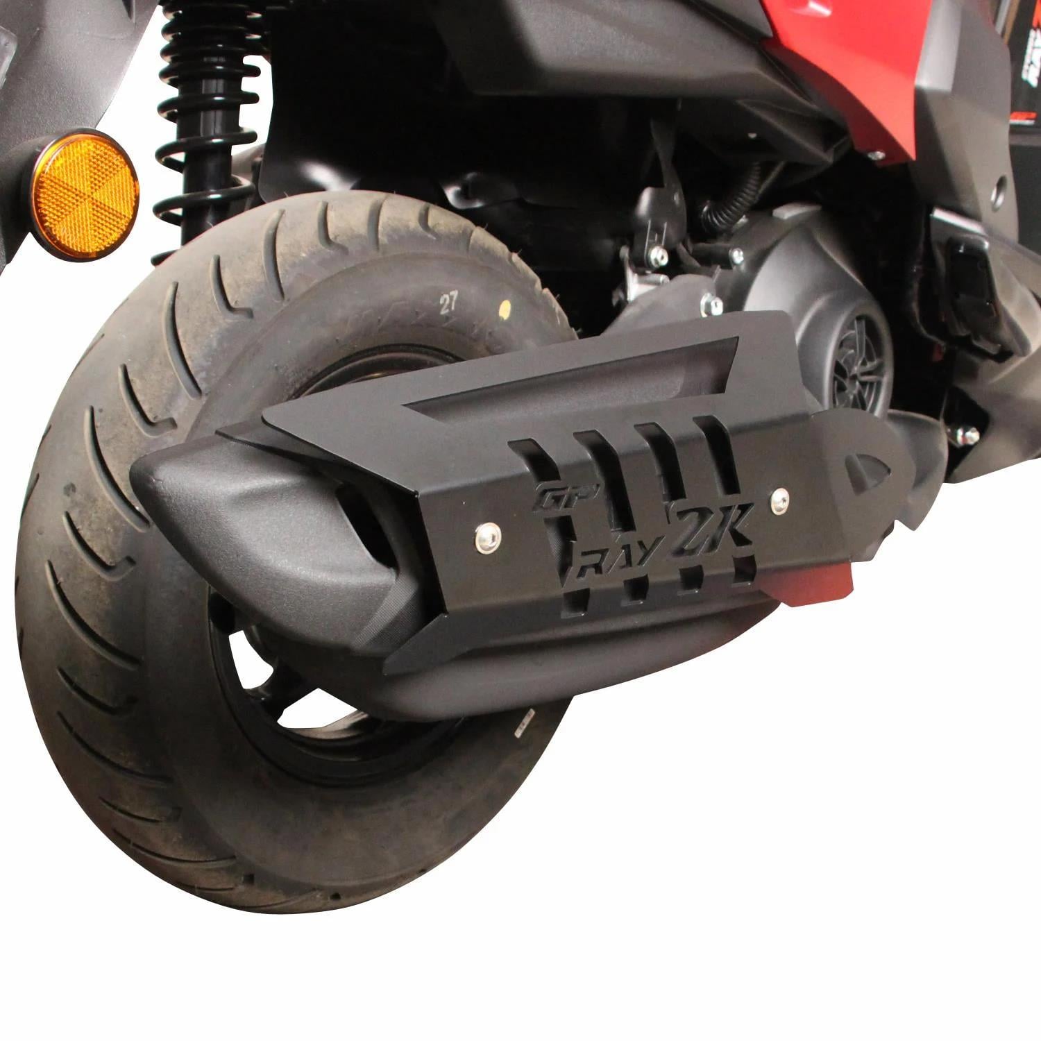 GP KOMPOZİT YAMAHA RAYZR 2024 UYUMLU EGZOZ KORUMA KAPAĞI SİYAH