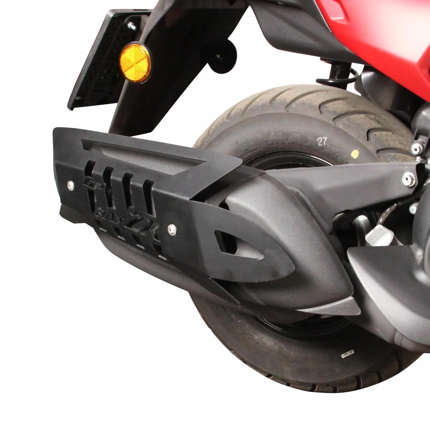 GP KOMPOZİT YAMAHA RAYZR 2024 UYUMLU EGZOZ KORUMA KAPAĞI SİYAH