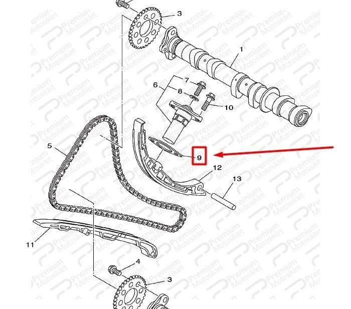 MT-09 OTOMATİK GERGİ CONTASI 2014-2015 UYUMLU