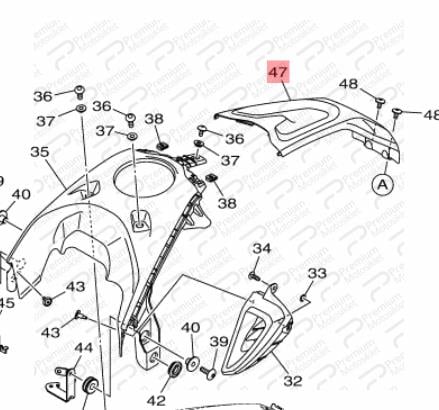 MT07 DEPO ORTA KAPAK (2021-2022)