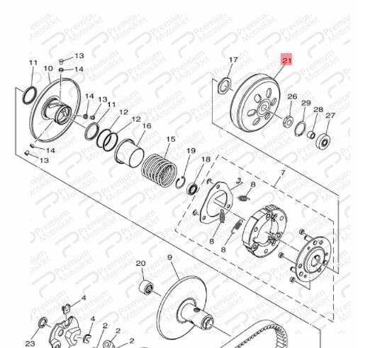 NMAX 125/155 DEBRİYAJ TASI (2021-2022)