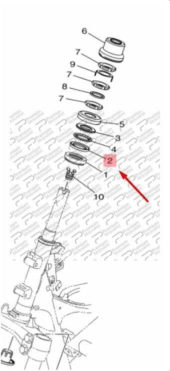 NMAX 125/155 GİDON BİLYA ALT YATAK (2021-2022)