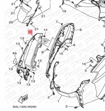 NMAX 125/155 SAĞ SİNYAL KARENAJI (2021-2022)