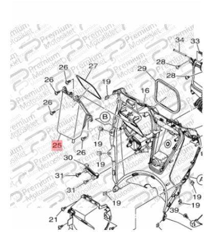 NMAX 125/155 SAĞ TORİPO SAKLAMA KUTUSU (2021-2022)