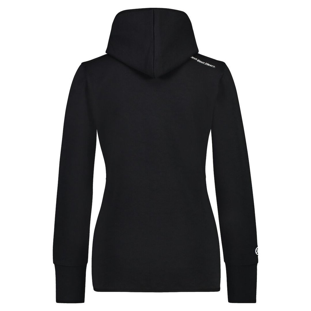 RV KADIN ZIP HOODY SİYAH