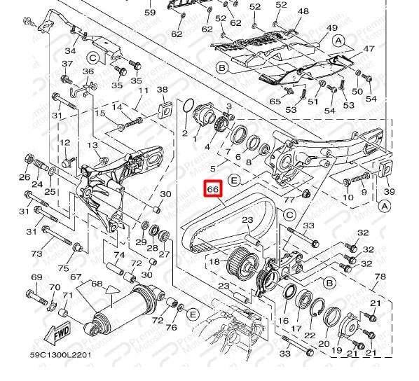 TMAX 530 TAHRİK KAYIŞI