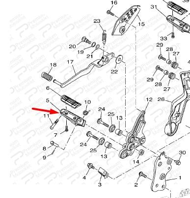TRACER 700 SAĞ SÜRÜCÜ BASAMAĞI