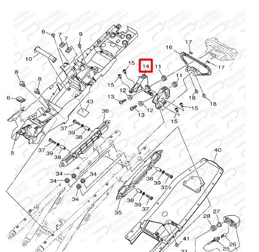 TRACER 900 STOP BRAKETİ (TÜM MODEL YILLARINA UYUMLU)