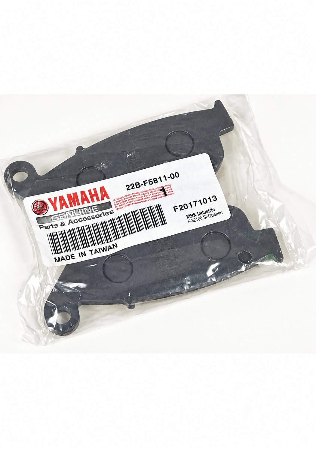 WR125X/R ÖN FREN BALATASI TÜM MODEL YILLARI (1 TK)