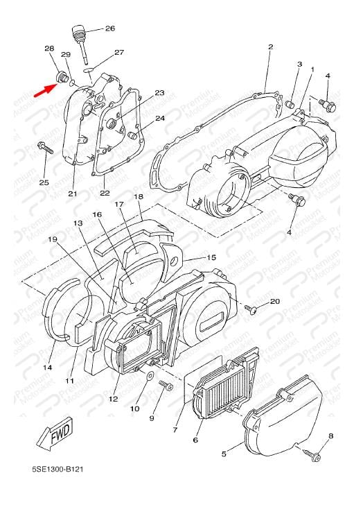 XMAX 250 SAĞ KAPAK TAPASI