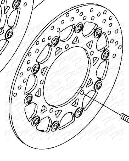YZF-R6 ÖN FREN DİSKİ 2003 - 2004