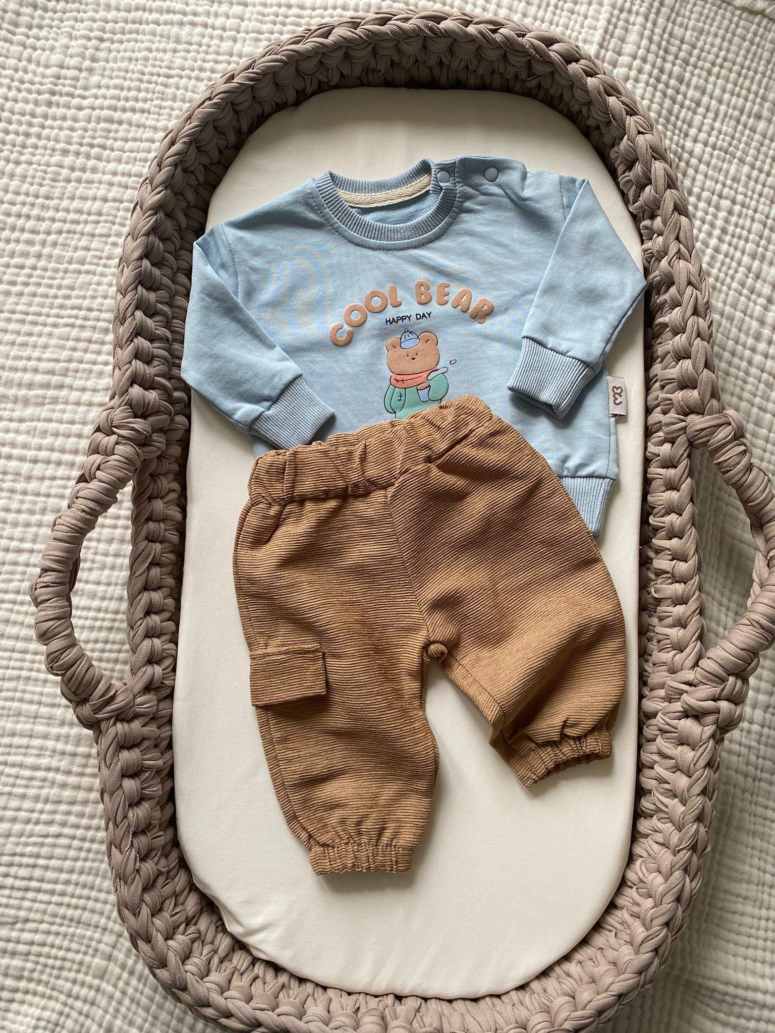COOL BEAR KABARTMA BASKI 2 Lİ TAKIM