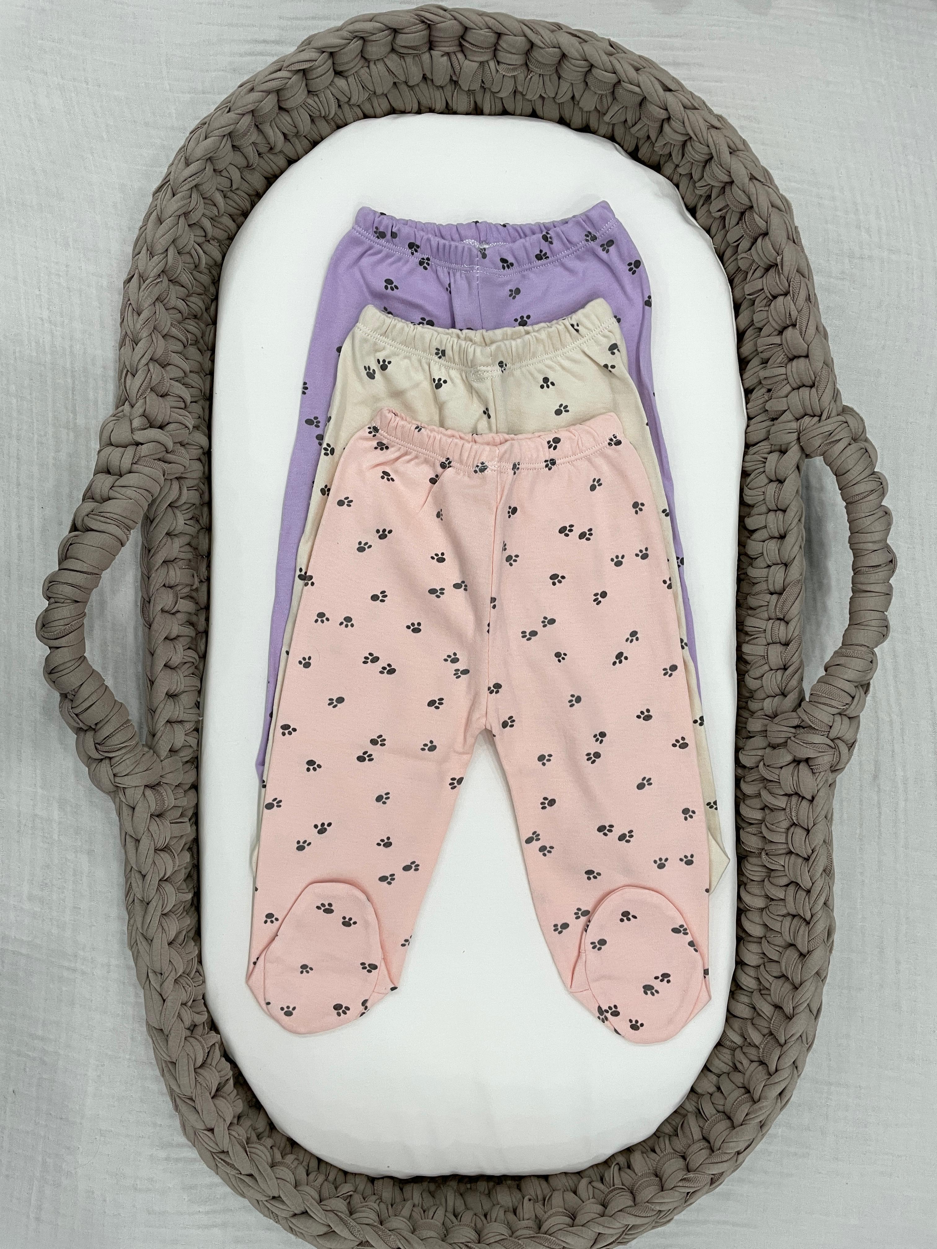 KIZ BEBEK 3 LÜ ALT - PATİKLİ