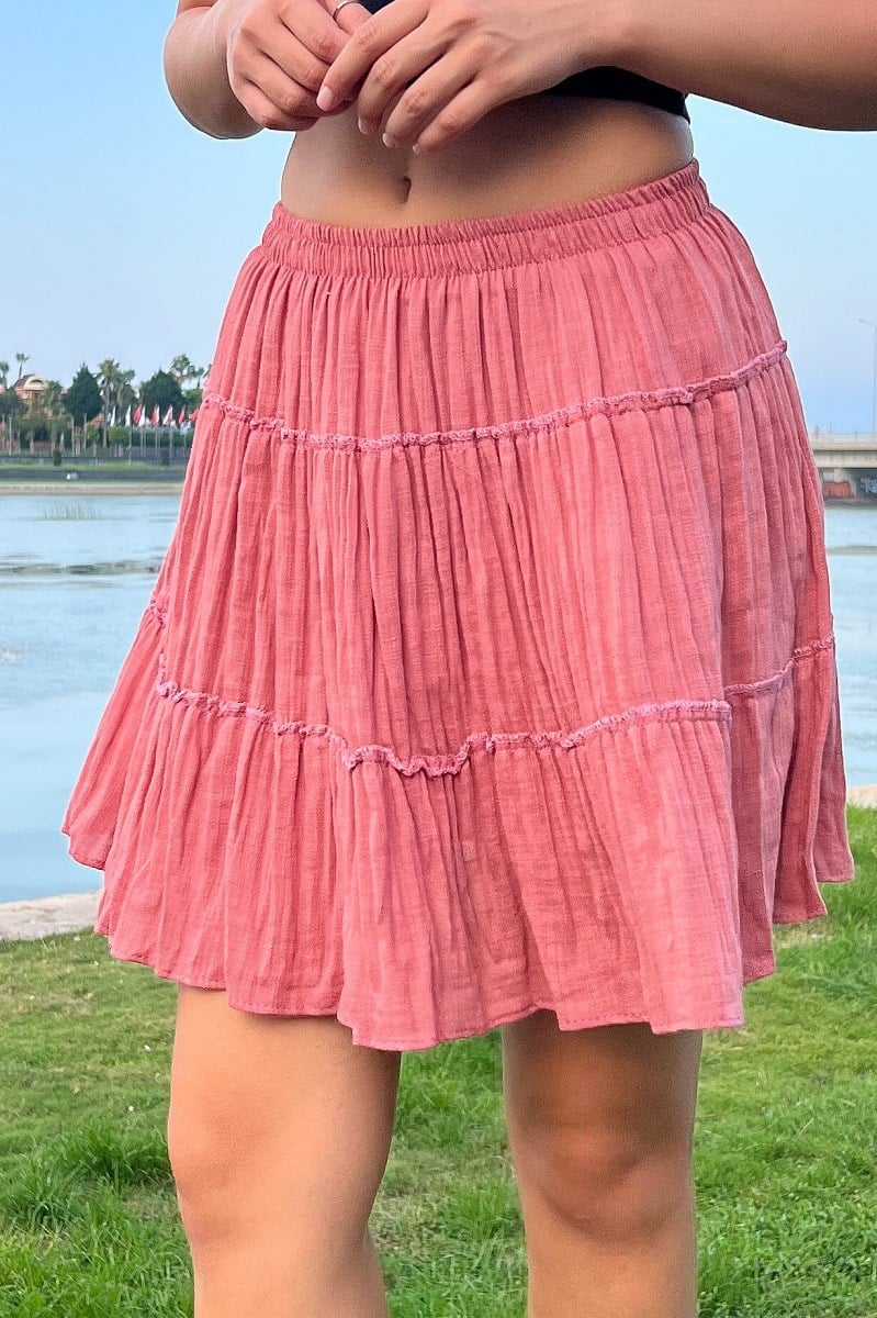 Şilebezi Mini Pembe Etek 40 cm