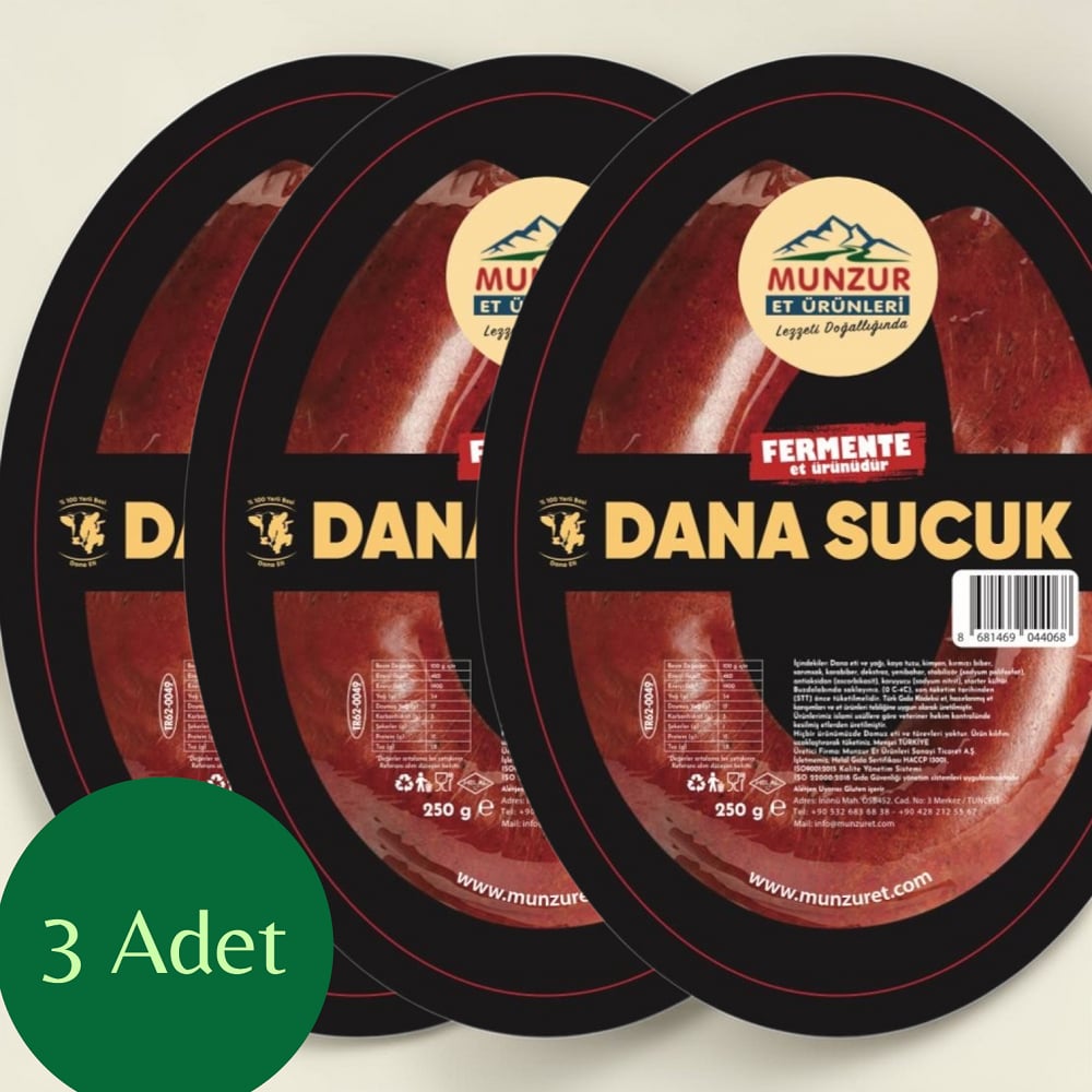 Munzur Fermente Dana  Sucuk 750 gr