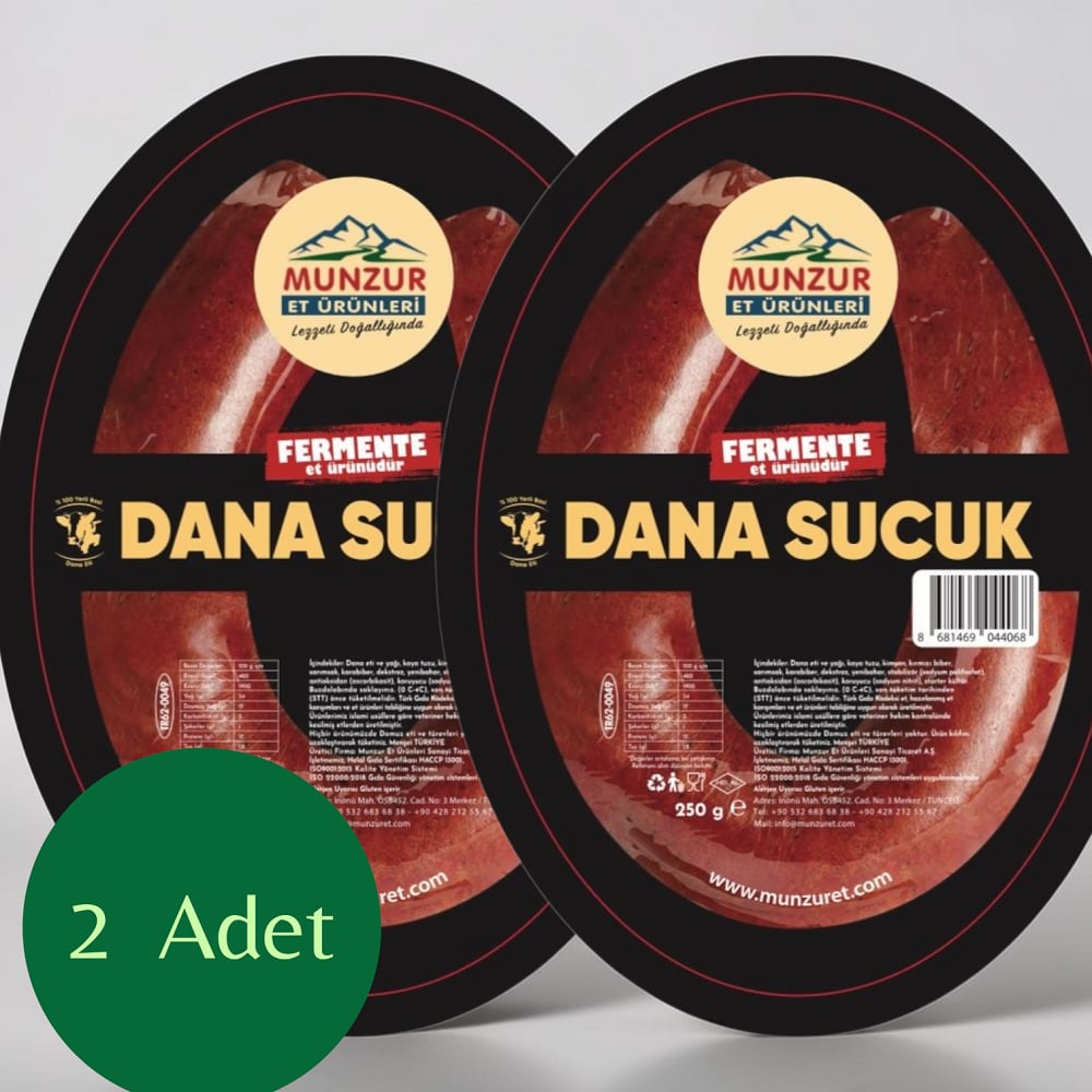 Munzur Fermente Dana  Sucuk 500 gr