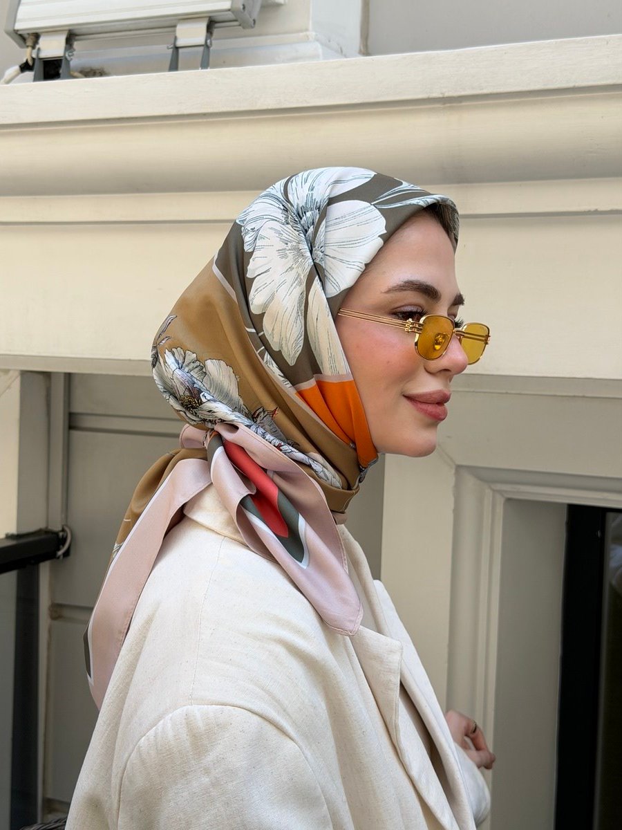 Everly Çift Taraflı Twill Eşarp