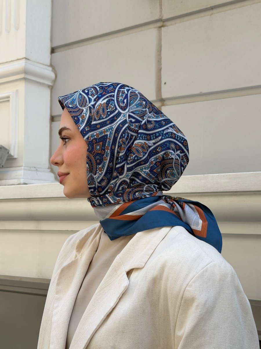Everly Çift Taraflı Twill Eşarp