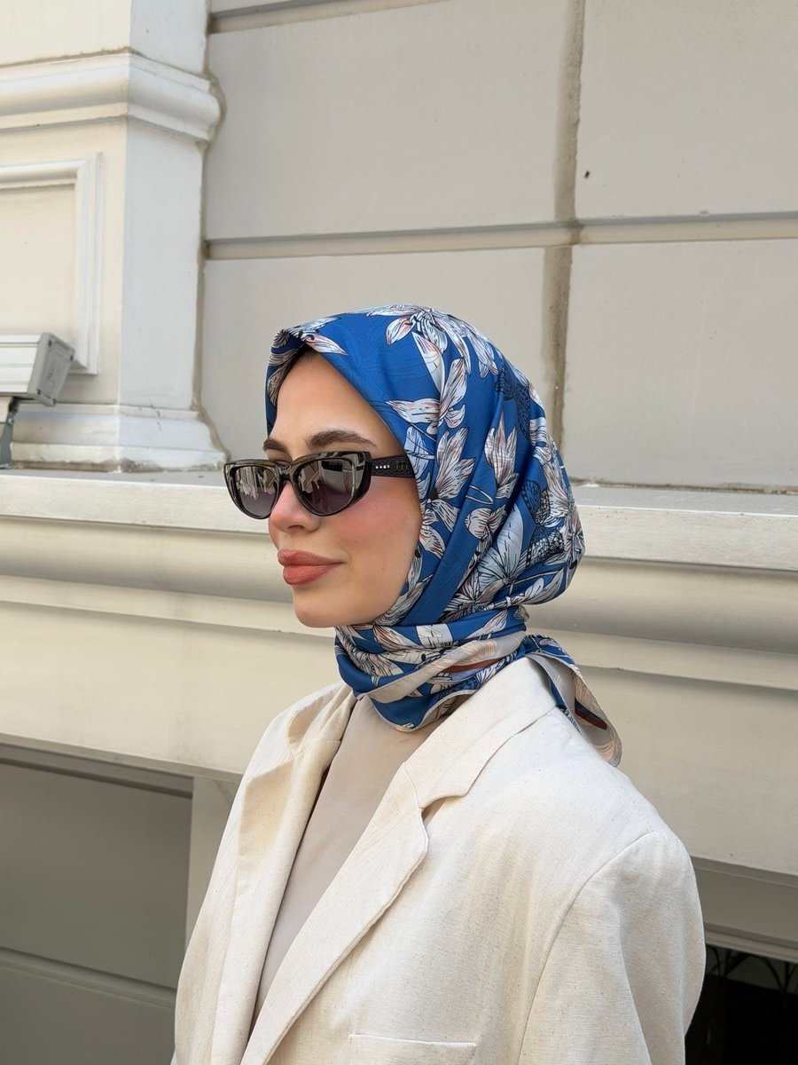 Meadow Çift Taraflı Twill Eşarp