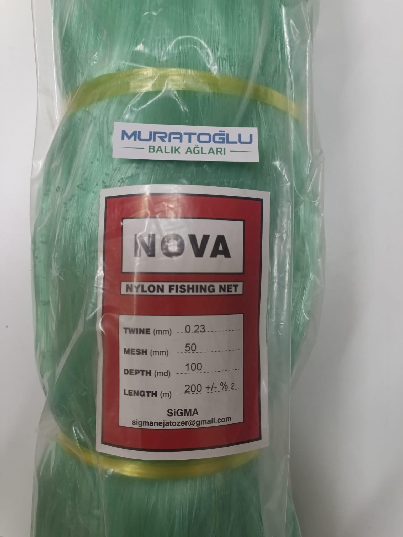 0,23*50 100 GÖZ (NOVA MARKA) MİSİNA AĞ