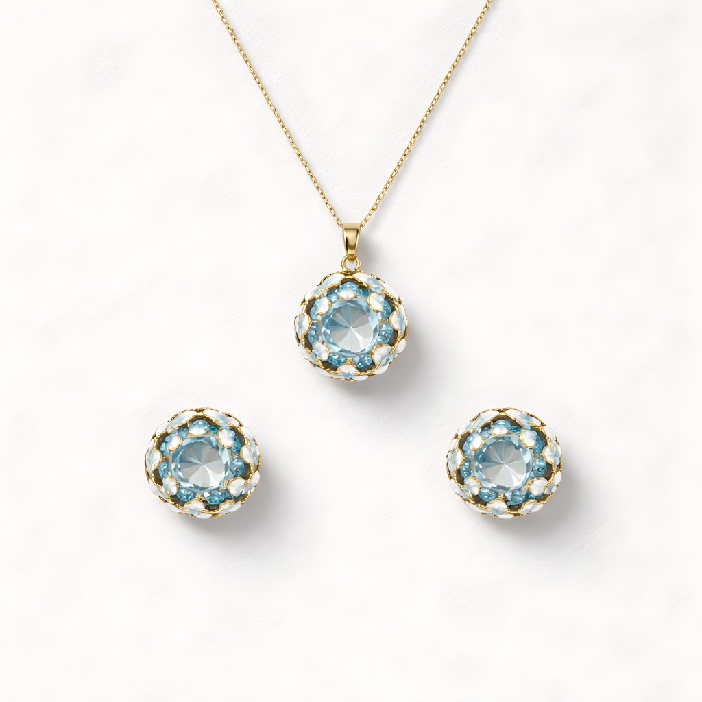 Enamel Blue Set
