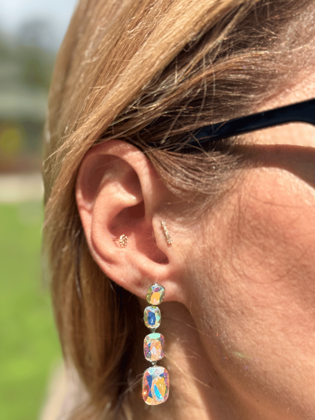 Mia Sallantılı Crystal Küpe