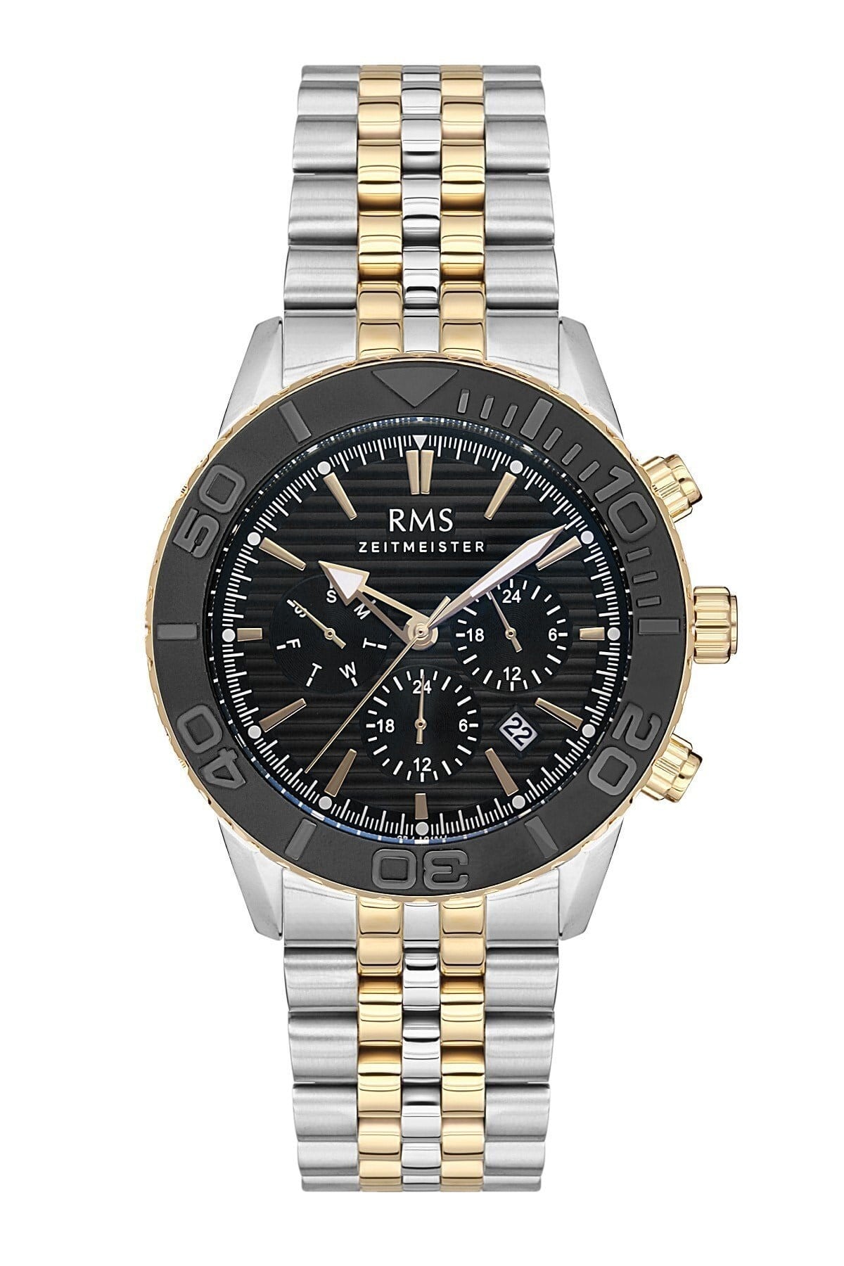 Erkek Gümüş Gold Metal Kol Saati Gr 1 Ag1314 07