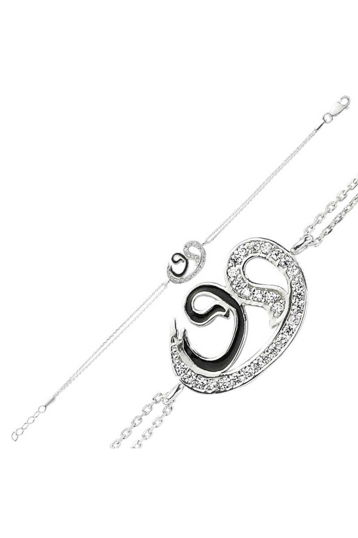 Gümüş İki Vavlı  Bileklik  BR0460127MR