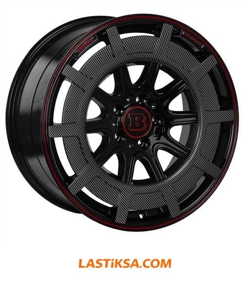 5X112 8.5X19 RC-3490 ET38 66.6 BLACK/RED (4 ADET)