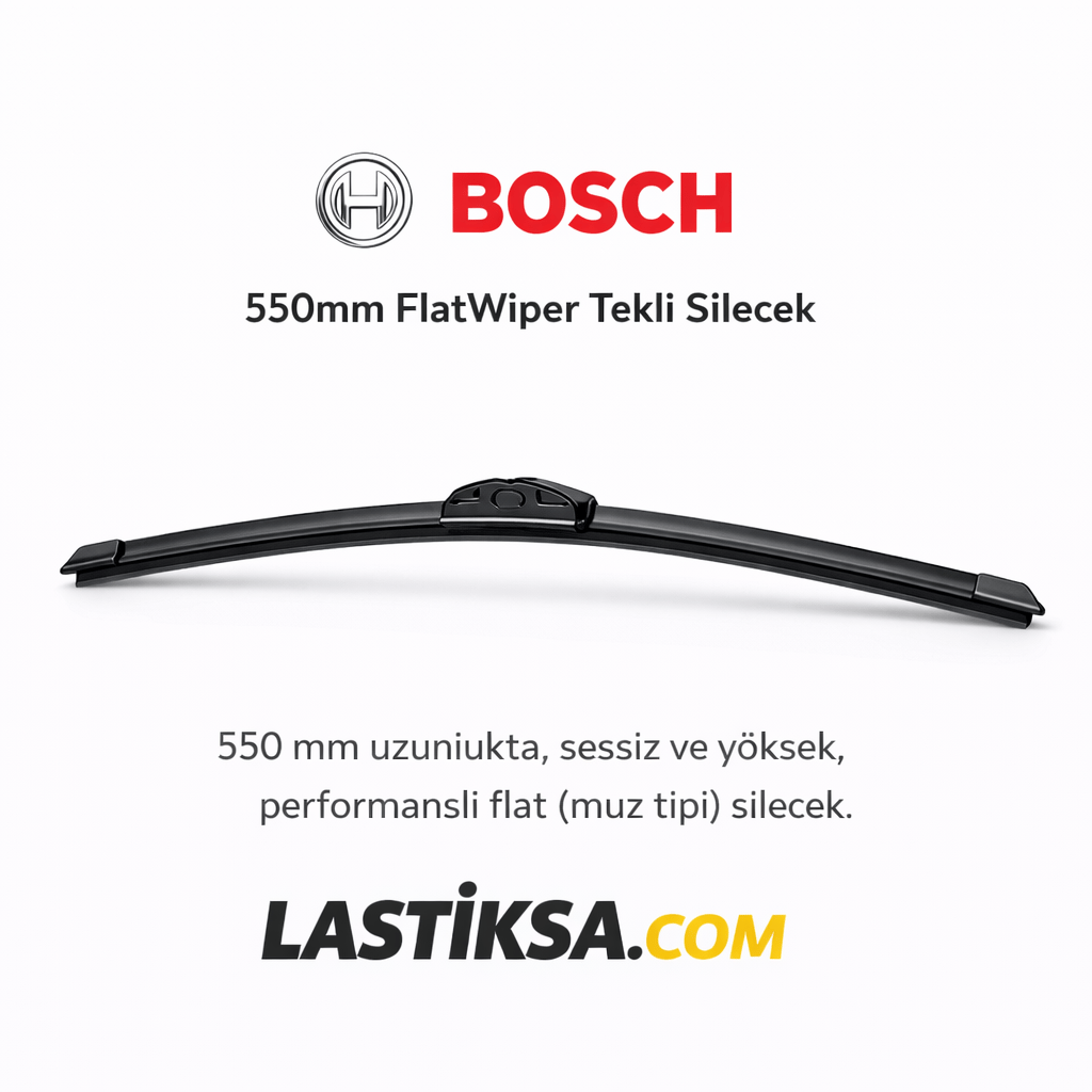 BOSCH 550mm FlatWiper Tekli Silecek