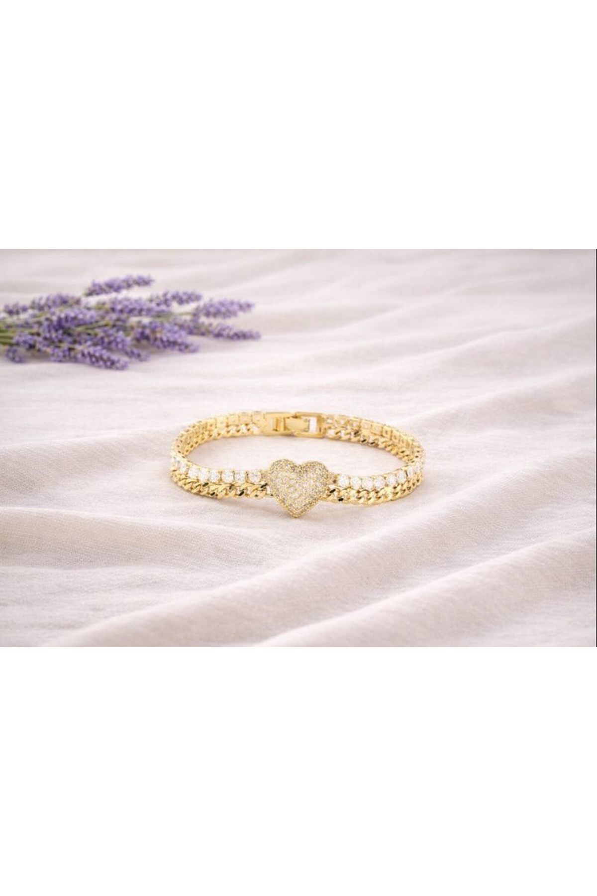 VIP 14K KALPLİ ZİRKON TAŞLI GOLD BİLEKLİK Yaprak Formlu Silver Kelepçe Bileklik Gold