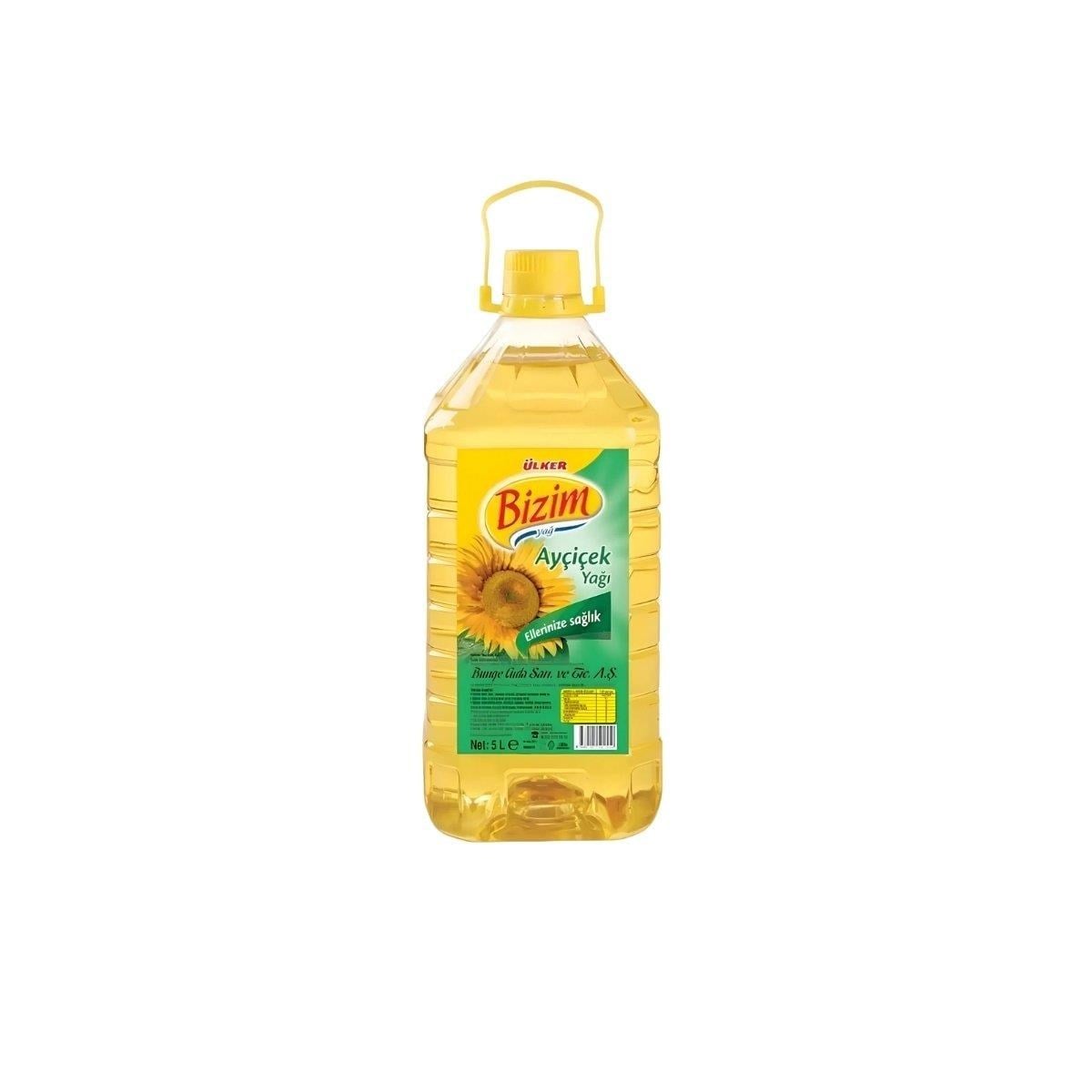 BİZİM AYÇİÇEK YAĞI PET 5LT