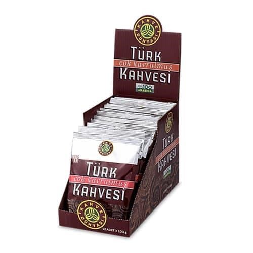 KAHVE DÜNYASI TÜRK KAHVESİ 100 GR x 12 ADET (1 KUTU)