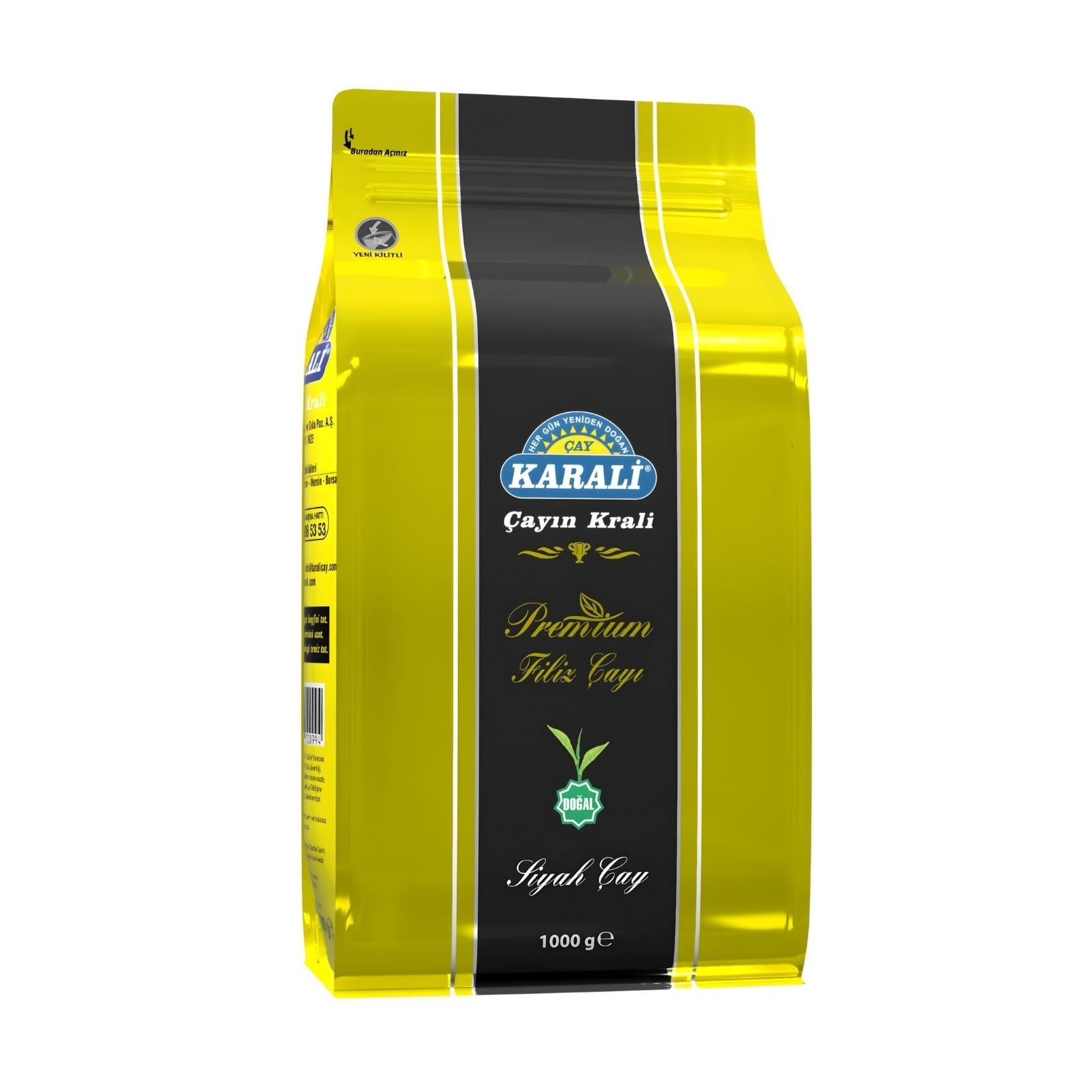 KARALİ PREMİUM FİLİZ ÇAY 1000 GR