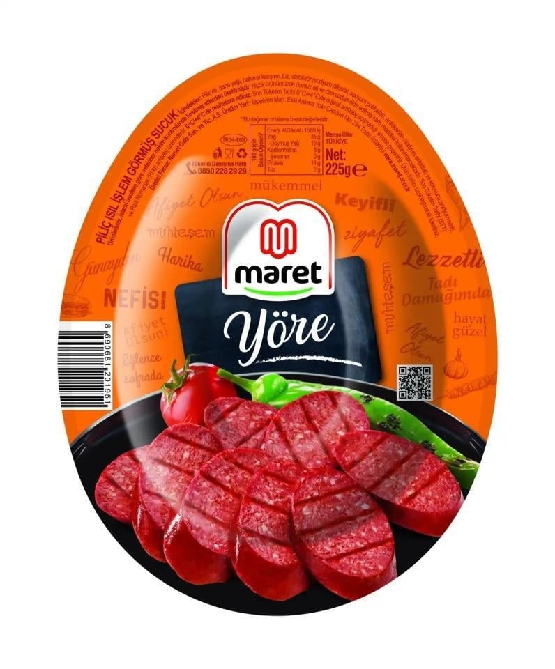 MARET YÖRE PİLİÇ SUCUK 225 G 
