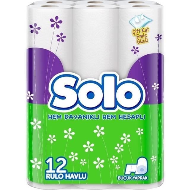 SOLO HAVLU KAĞIT 12'Lİ 2 KATLI