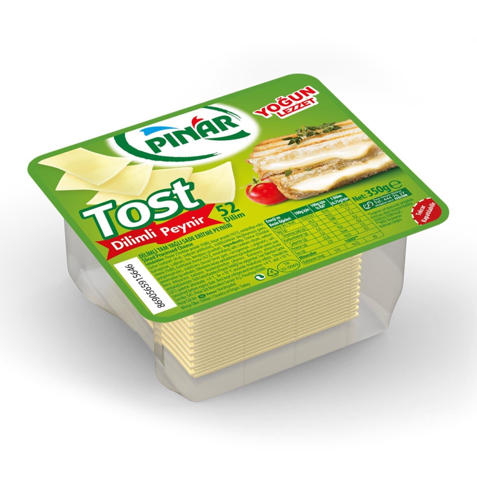 SÜTAŞ DİLİMLİ TOST PEYNİRİ 350 GR