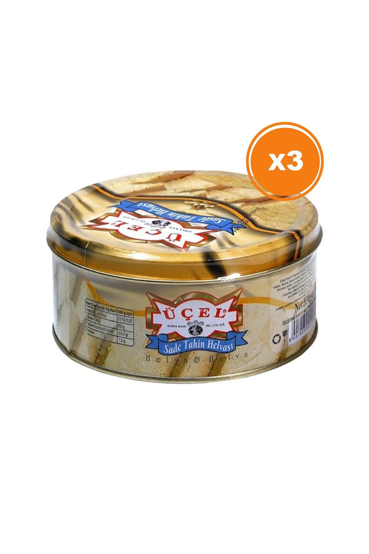 ÜÇEL SADE HELVA 830 GR TNK 3 ADET