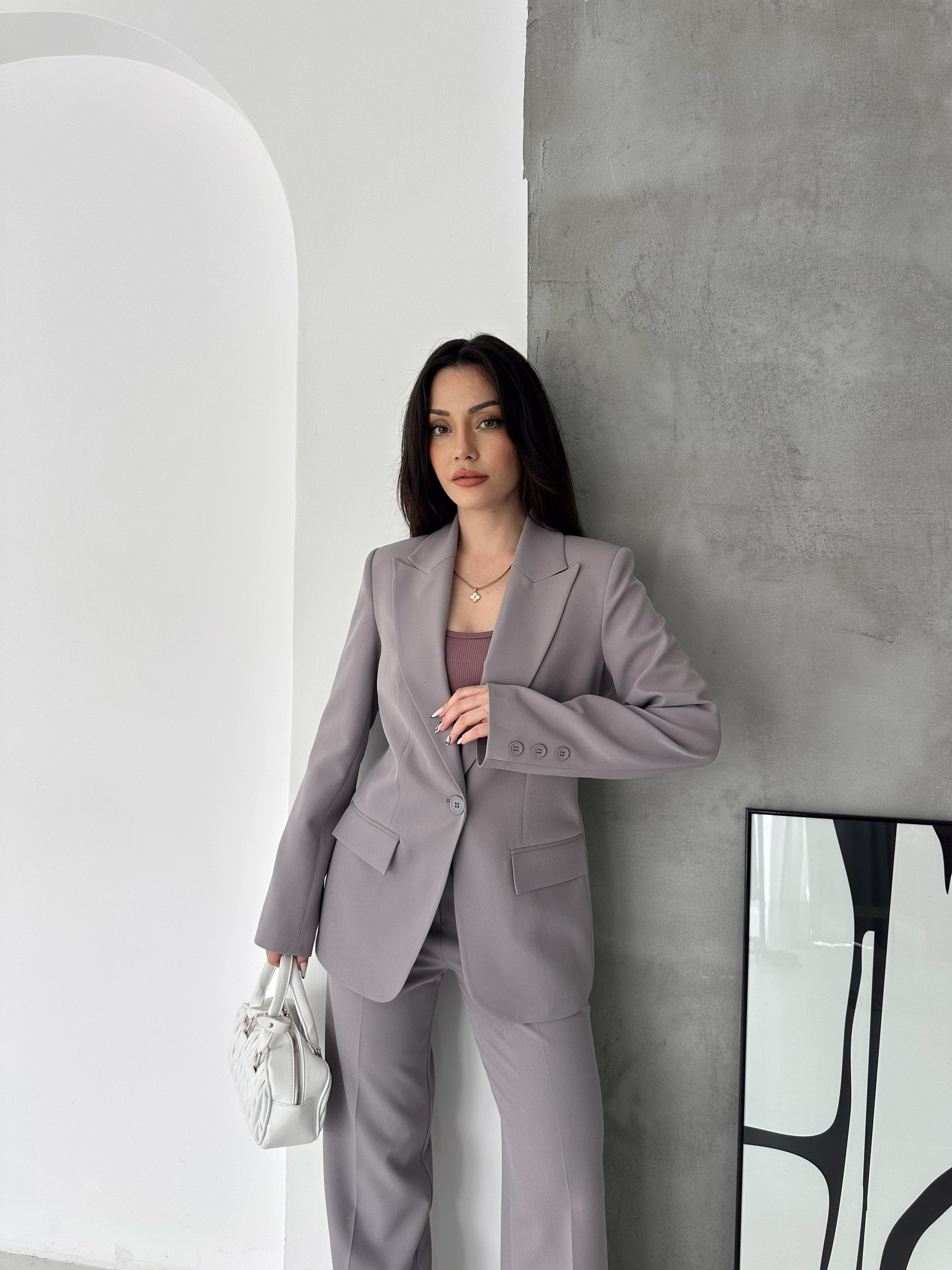 Blazer Suit, Single Button Jacket and Trousers