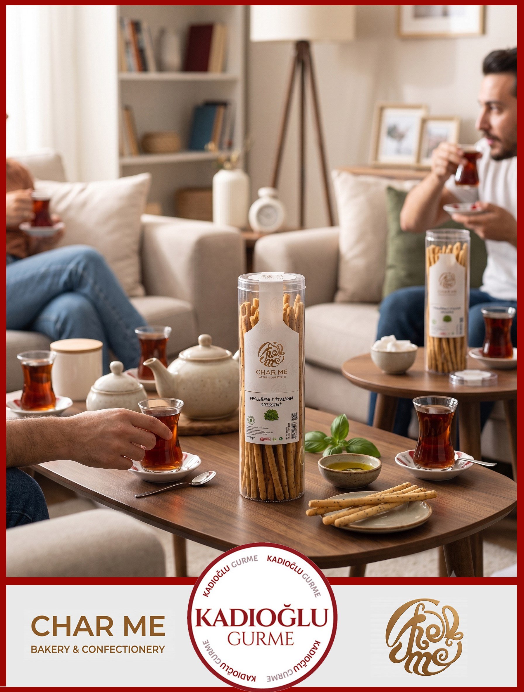 CharMe Fesleğenli İtalyan Grissini